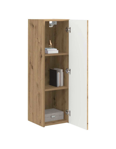 Mobile TV da parete 2 pcs Rovere Artigianale 30 x 31 x 100 cm