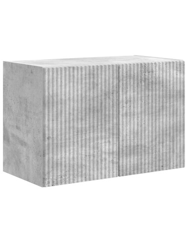 Mobile TV da parete Grigio cemento 59,5 x 31 x 40 cm