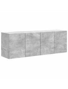 Mobile TV da parete 2 pcs Grigio cemento 59,5 x 31 x 40 cm 2