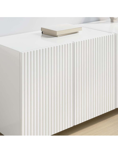 Mobile TV da parete Bianco Lucido 59,5 x 31 x 40 cm