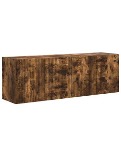 Mobile TV da parete 2 pcs Rovere fumé 59,5 x 31 x 40 cm 2