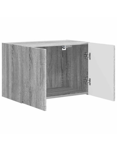 Mobile TV da parete Grigio Sonoma 59,5 x 31 x 40 cm