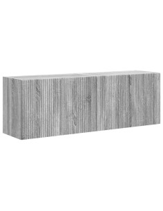 Mobile TV da parete 2 pcs Grigio Sonoma 59,5 x 31 x 40 cm 2