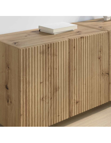 Mobile TV da parete Rovere artigianale 59,5 x 31 x 40 cm