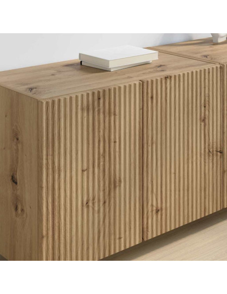 Mobile TV da parete Rovere artigianale 59,5 x 31 x 40 cm