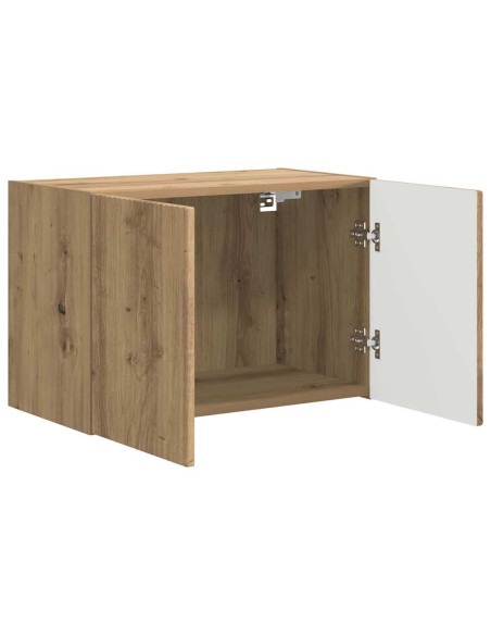 Mobile TV da parete Rovere artigianale 59,5 x 31 x 40 cm