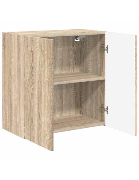 Mobile TV da parete Rovere Sonoma 59,5 x 31 x 60 cm