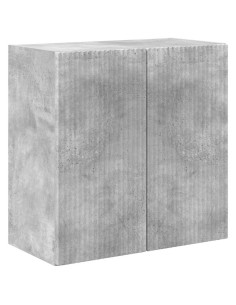 Mobile TV da parete Grigio cemento 59,5 x 31 x 60 cm 2