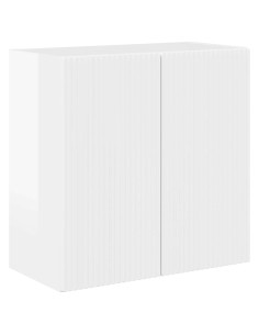 Mobile TV da parete Bianco Lucido 59,5 x 31 x 60 cm 2