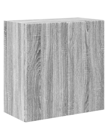 Mobile TV da parete Grigio Sonoma 59,5 x 31 x 60 cm