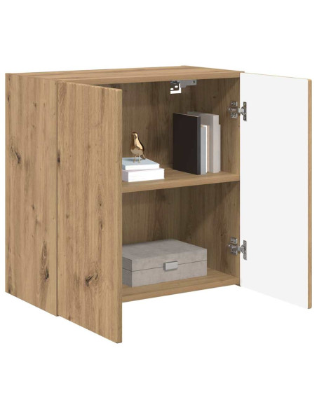 Mobile TV da parete Rovere artigianale 59,5 x 31 x 60 cm