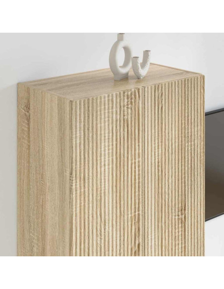 Mobile TV da parete Rovere Sonoma 59,5 x 31 x 80 cm