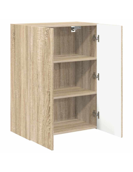 Mobile TV da parete Rovere Sonoma 59,5 x 31 x 80 cm