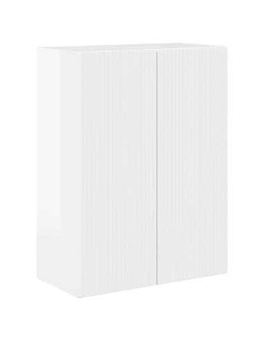 Mobile TV da parete Bianco Lucido 59,5 x 31 x 80 cm