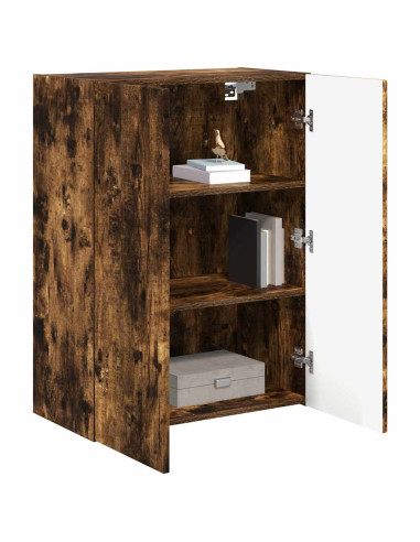 Mobile TV da parete Rovere fumé 59,5 x 31 x 80 cm