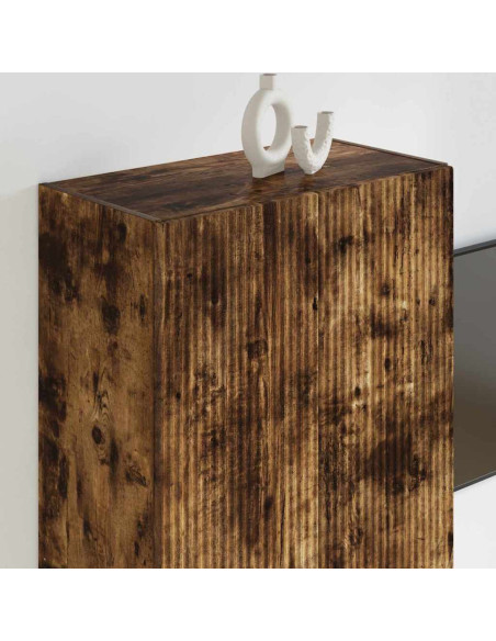 Mobile TV da parete Rovere fumé 59,5 x 31 x 80 cm