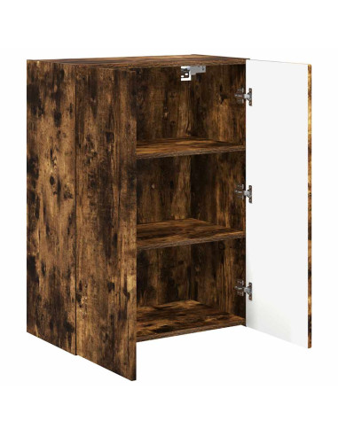 Mobile TV da parete Rovere fumé 59,5 x 31 x 80 cm