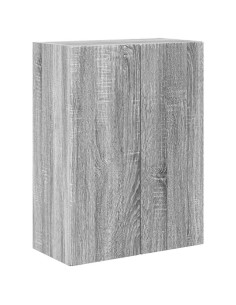 Mobile TV da parete Grigio Sonoma 59,5 x 31 x 80 cm 2