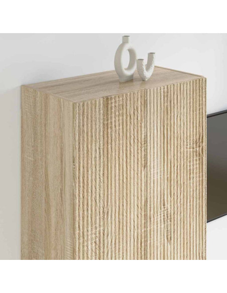 Mobile TV da parete Rovere Sonoma 59,5 x 31 x 100 cm