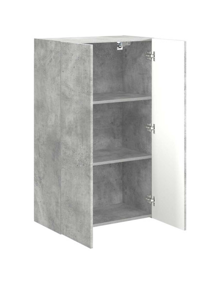 Mobile TV da parete Grigio cemento 59,5 x 31 x 100 cm