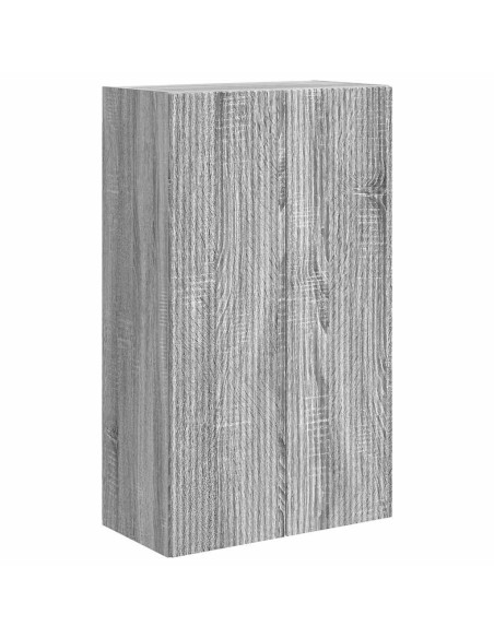 Mobile TV da parete Grigio Sonoma 59,5 x 31 x 100 cm