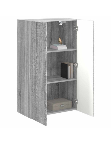 Mobile TV da parete Grigio Sonoma 59,5 x 31 x 100 cm