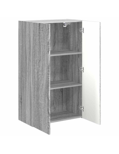 Mobile TV da parete Grigio Sonoma 59,5 x 31 x 100 cm