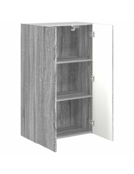 Mobile TV da parete Grigio Sonoma 59,5 x 31 x 100 cm