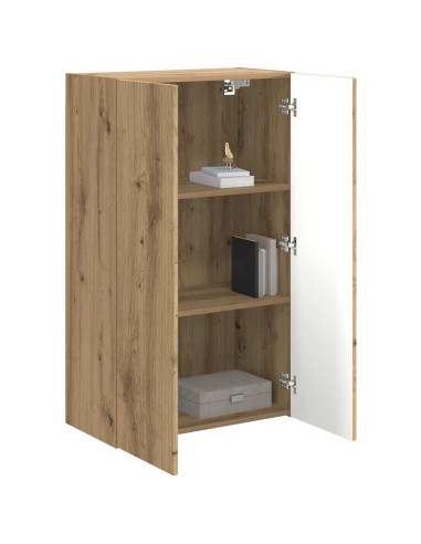 Mobile TV da parete Rovere artigianale 59,5 x 31 x 100 cm