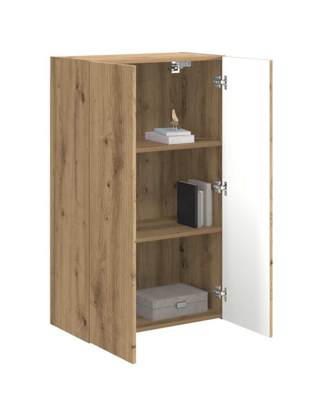 Mobile TV da parete Rovere artigianale 59,5 x 31 x 100 cm