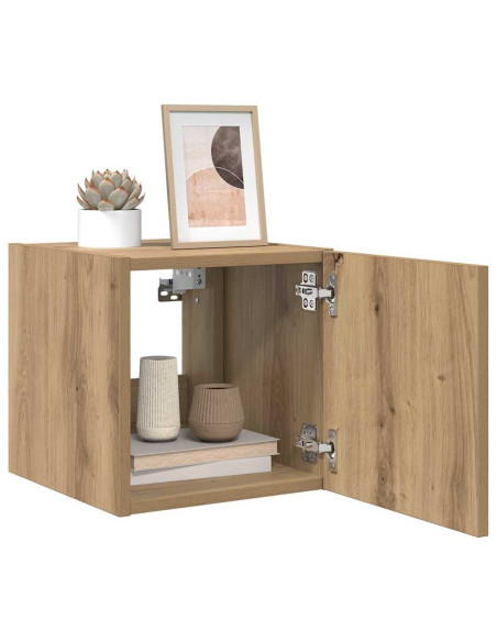 Mobile TV da parete Rovere Artigianale 30,5 x 35 x 30 cm