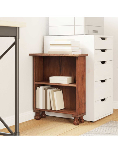 Scaffalatura Marrone 47 x 16 x 55 cm Legno di Mogano Massello