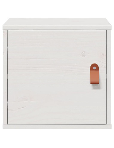 Pensile Bianco 31,5x30x30 cm in Legno Massello di Pino