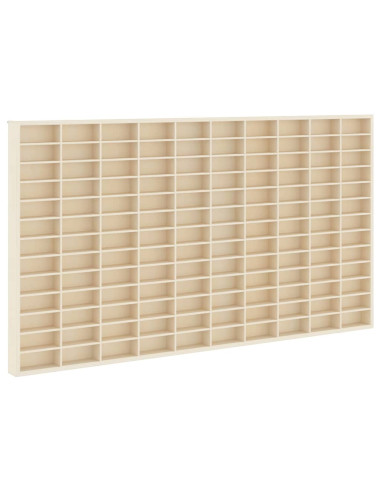 Vetrina a muro Beige 98 x 4,5 x 55 cm Legno multistrato