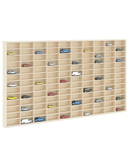 Vetrina a muro Beige 98 x 4,5 x 55 cm Legno multistrato