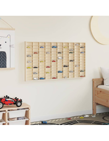 Vetrina a muro Beige 98 x 4,5 x 55 cm Legno multistrato