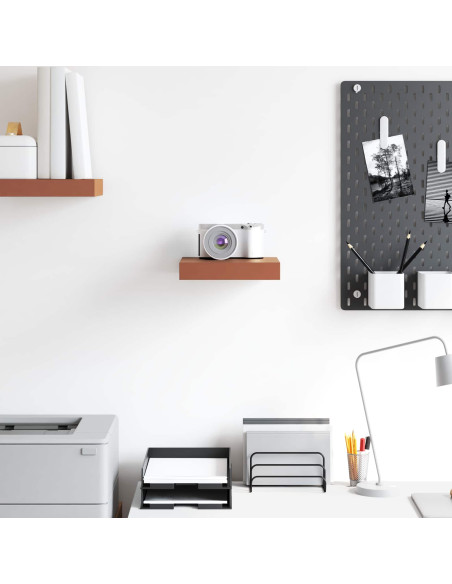 Scaffale da parete Rosso 23 x 23,5 x 4 cm Legno multistrato