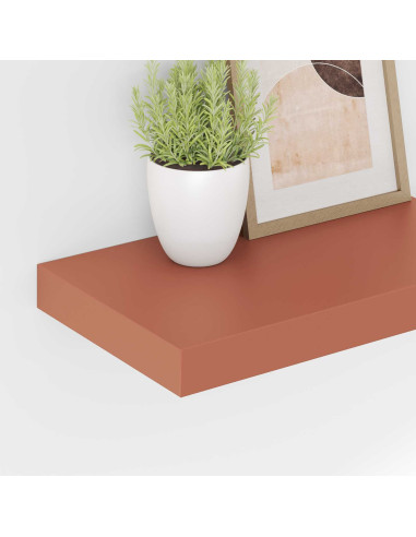 Scaffale da parete 4 pcs Rosso 40 x 23,5 x 4 cm