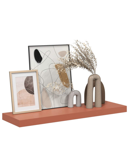 Scaffale da parete Rosso 80 x 23,5 x 4 cm Legno multistrato