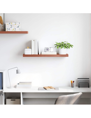 Scaffale da parete Rosso 90 x 23,5 x 4 cm Legno multistrato