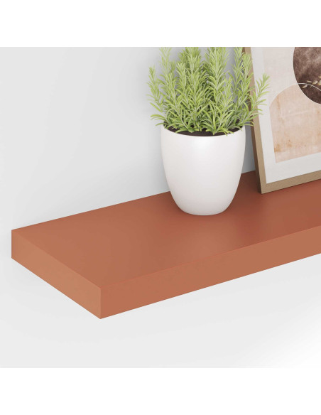 Scaffale da parete Rosso 90 x 23,5 x 4 cm Legno multistrato
