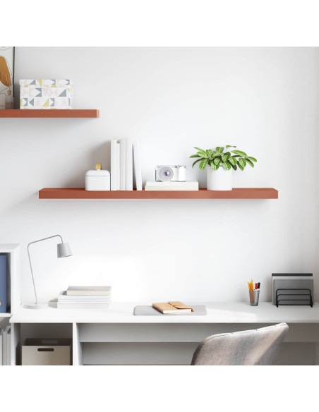 Scaffale da parete Rosso 120 x 23,5 x 4 cm Legno multistrato