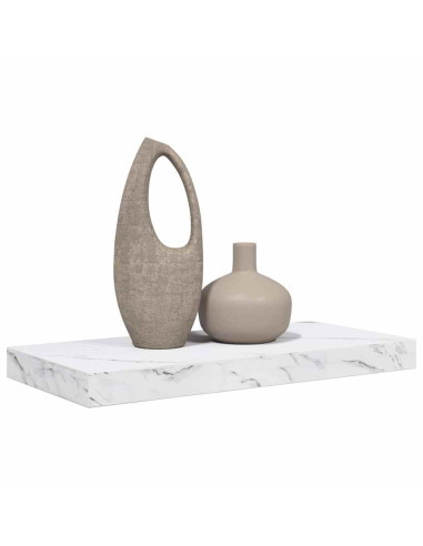 Scaffale da parete Marmo Bianco 50 x 23 x 4 cm