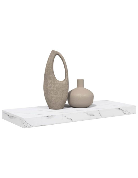 Scaffale da parete Marmo Bianco 50 x 23 x 4 cm