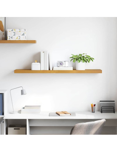 Scaffale da parete Beige 120 x 23,5 x 4 cm Legno multistrato