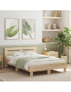Struttura del letto Sonoma 137 x 190 cm Legno multistrato