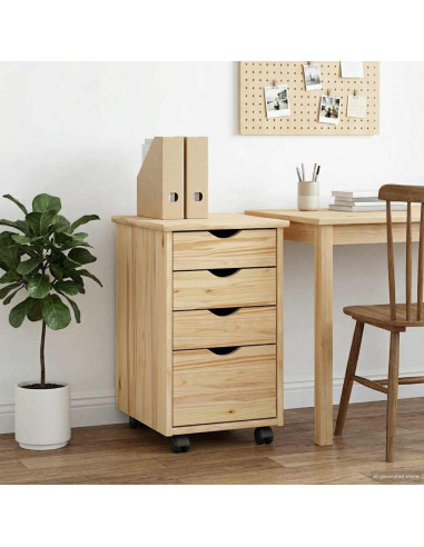 Mobile con Ruote con ruota Marrone 34 x 39 x 56 cm