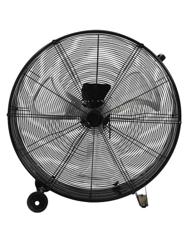 Ventilatore a Tamburo Industriale 77 cm 187,7 W Nero