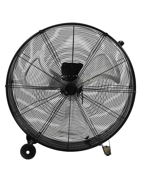 Ventilatore a Tamburo Industriale 77 cm 187,7 W Nero