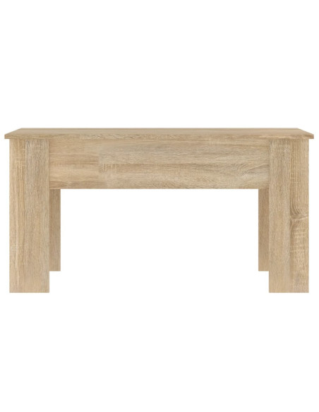 Tavolino da Salotto Rovere Sonoma 101x49x52cm Legno Multistrato